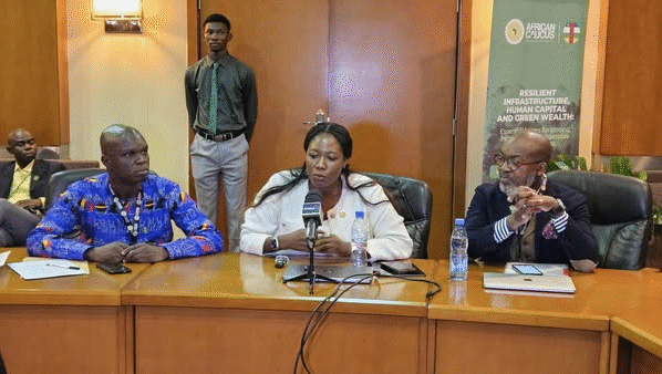 Centrafrique: African Caucus 2025, Échanges et partage d'expériences des jeunes entrepreneurs avec Kate Kallot sur la technologie d'intelligence Artificielle IA