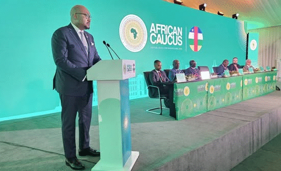 Centrafrique: AfricanCaucus2025, Cérémonie de Clôture par le Président d'organisation le ministre des finances Hervé Ndoba