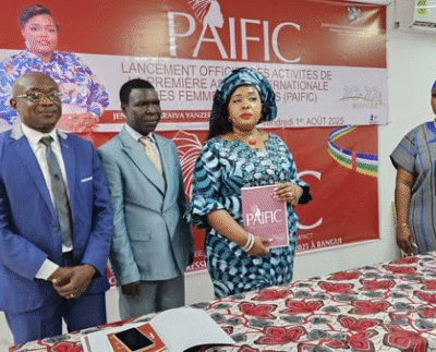 Lancement officiel de la Première Assise Internationale des Femmes d'impacts de Centrafrique #PAIFIC du 20 au 22 Août 2025 à Bangui a annoncé la présidente Madame Jennifer Saraiva Yanzere lors d'une conférence de presse ce vendredi 01 août 2025 au siège de #PAIFIC à Bangui.