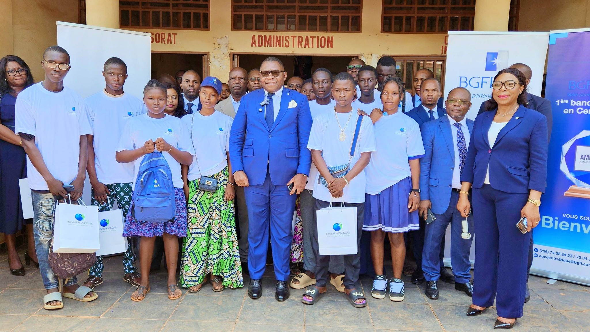 Centrafrique: BGFIBank Centrafrique accompagne les élèves du Lycée Miskine à travers « Un banquier dans ma classe »
