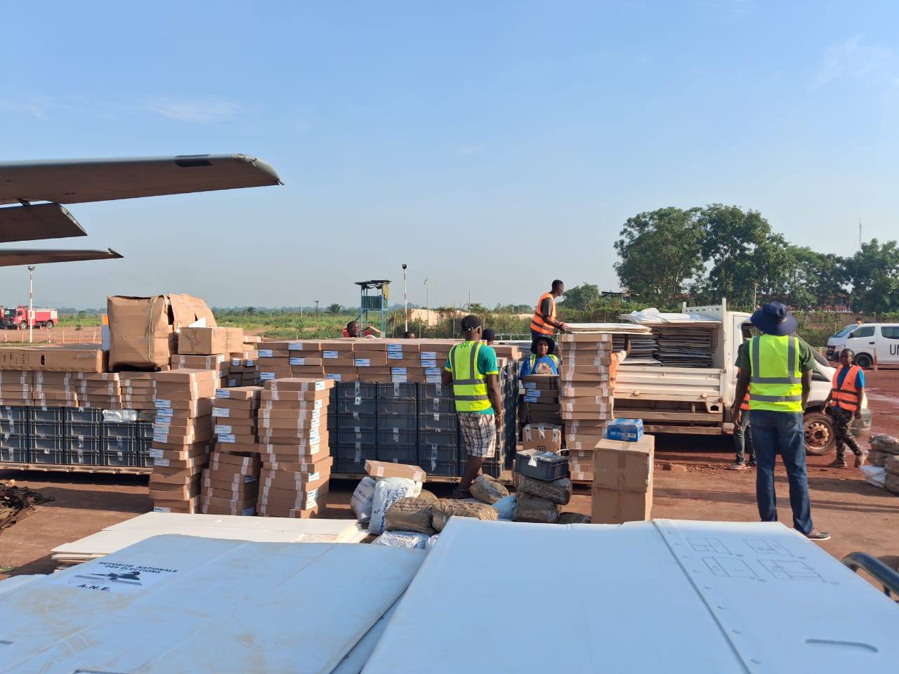 Centrafrique : Déploiement du matériel électoral, une étape décisive vers le scrutin du 26 avril