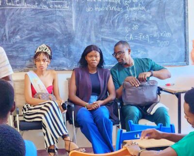 Pour la quatrième fois consécutive, Poguy Aaliyah, Miss Centrafrique 2026, a conduit une journée de sensibilisation sur le VIH/SIDA ce jeudi à l’Institut New Tech de Bangui.